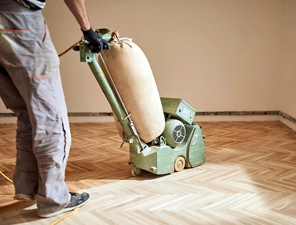 Sand Finish Hardwood Floor Installer in Coventry RI